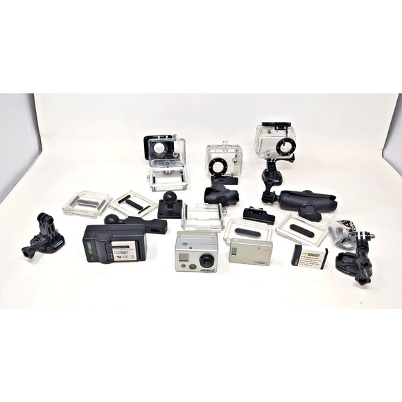 GoPro HERO 2 Case/Battery/Charging Cable/Battrery/cases and More WORKS - Picture 1 of 6